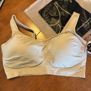 Truekind Wireless Shaper Bra Padded Beige Adjustable XL NEW Comfort Truekind